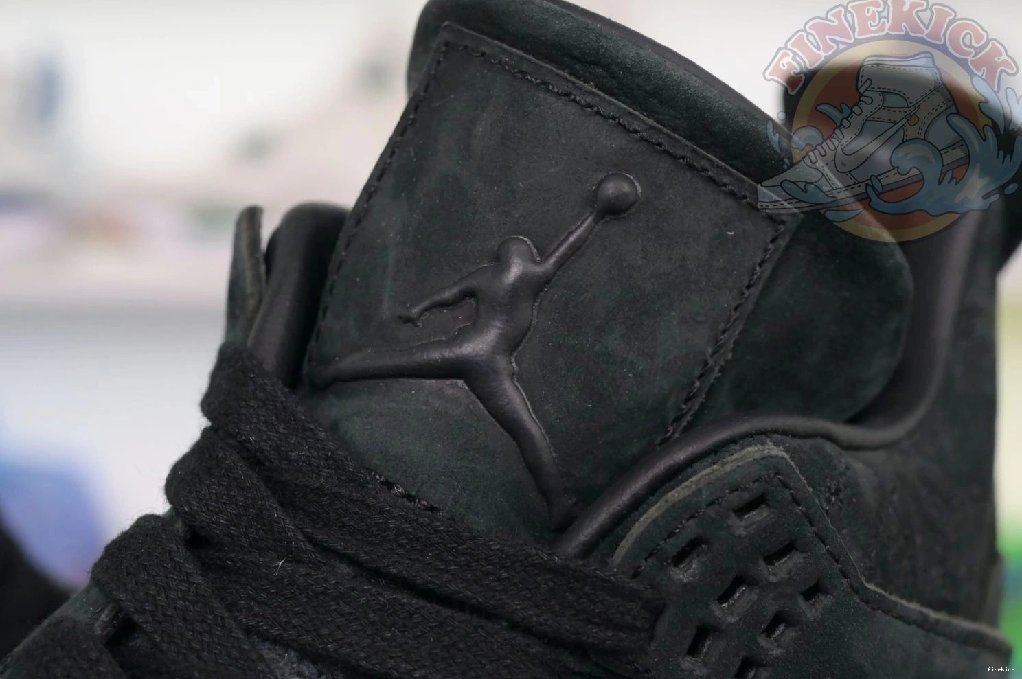 black kaws Jordan Air 4 Jordan 0217